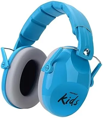 prohear 032 20 noise cancelling headphones for kids 25db noise reduction adjustable sensory ear protection muffs for concert fireworks monster truck shows school blue