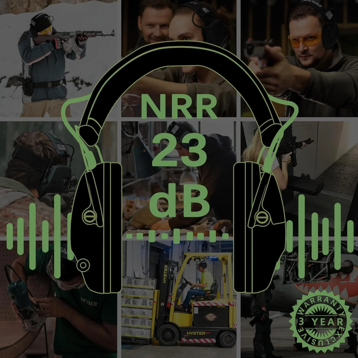 prohear electronic shooting earmuffs brand intro