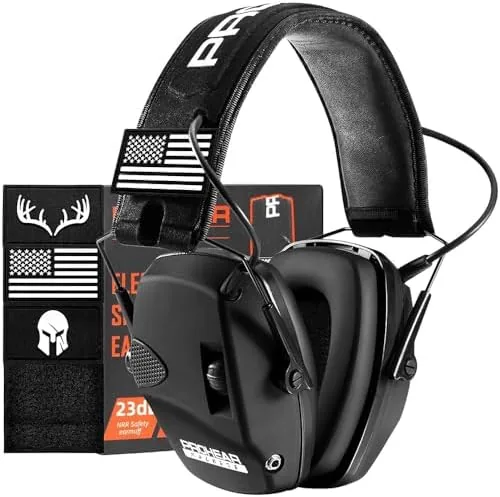 prohear electronic shooting earmuffs category
